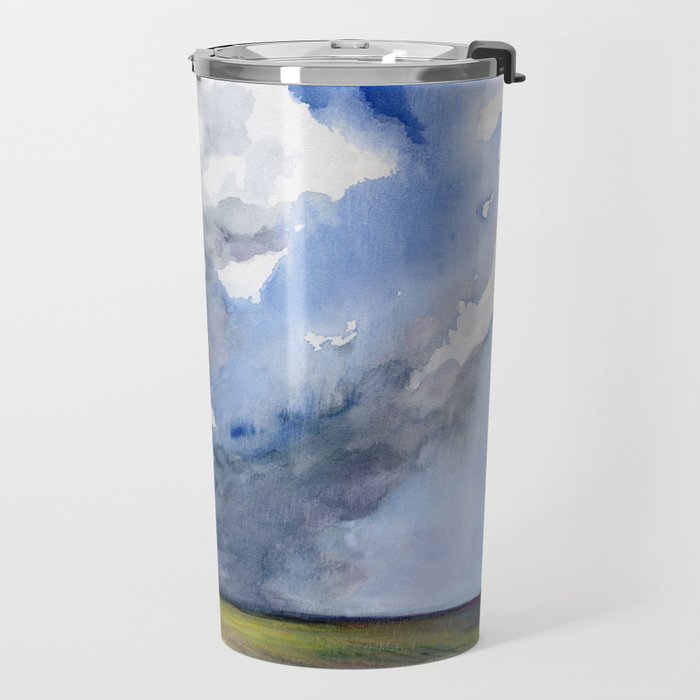 Kopf in den Wolken Thermobecher