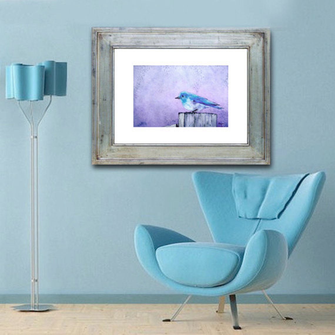 Bluebird Bliss - Art Print