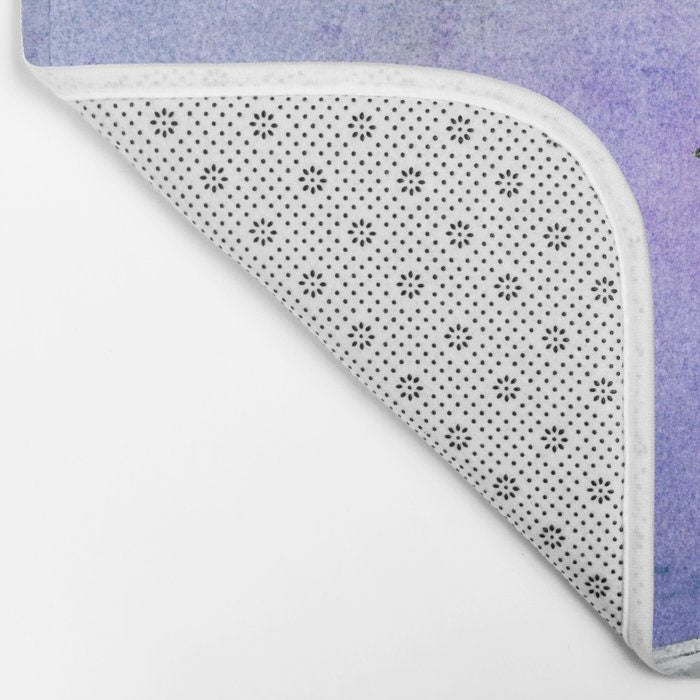 Bluebird Bath Mat - Wildlife Bathroom Mats - Bird Bath Decor - Bathroom Rugs - Home Decor Brazen Design Studio Light Gray