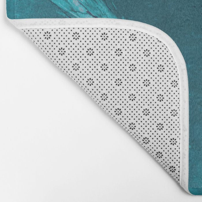 Waterballet Koi Fish Bath Mat - Nature Bathroom Mats - Bath Decor - Bathroom Rugs - Home Decor Brazen Design Studio Lavender