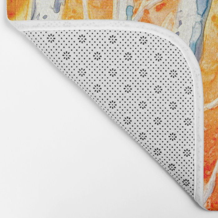 Falling for Colour Bath Mat - Landscape Bathroom Mats - Bath Decor - Bathroom Rugs - Home Decor Brazen Design Studio Light Gray