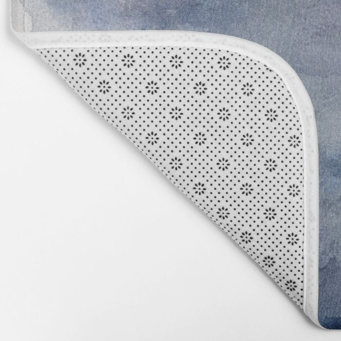 Head in the Clouds Bath Mat - Landscape Bathroom Mats - Bath Decor - Bathroom Rugs - Home Decor Brazen Design Studio Light Gray