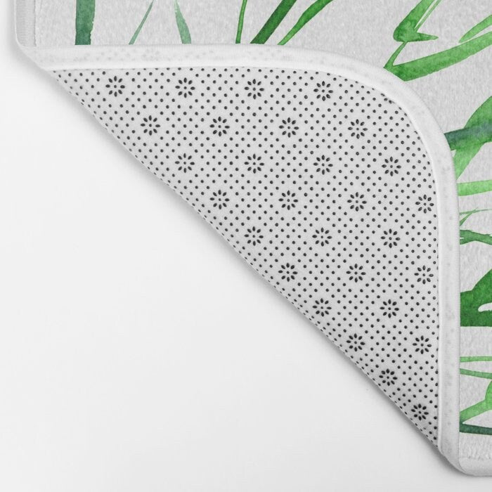 Dragonfly Bath Mat - Nature Bathroom Mats - Bath Decor - Bathroom Rugs - Home Decor Brazen Design Studio Light Gray