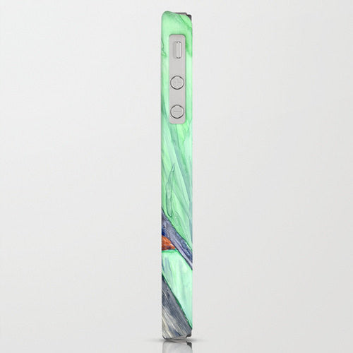 Phone Case Valley Quail Bird Painting - California Quail - Designer iPhone Samsung Case Brazen Design Studio Light Green