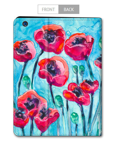 Poppy Sky iPad Folio Case