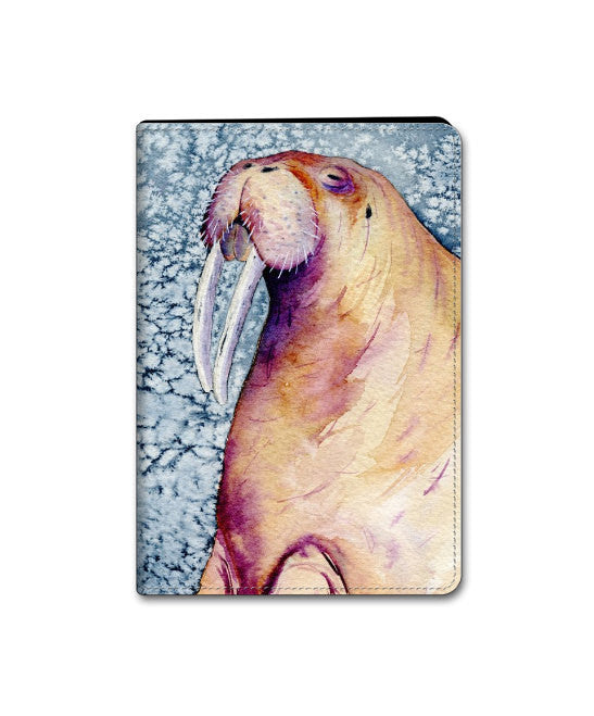 iPad Walrus Case - iPad Folio Case - Designer Device Cover Brazen Design Studio Wheat