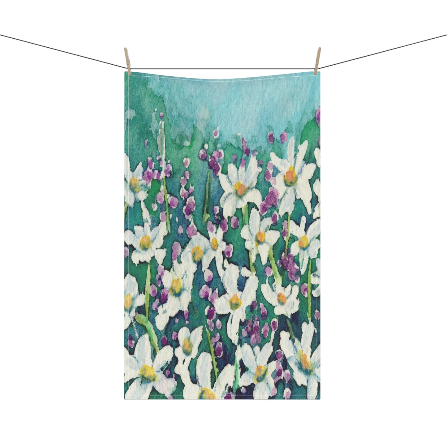 Dancing Daisies Cotton Tea Towels