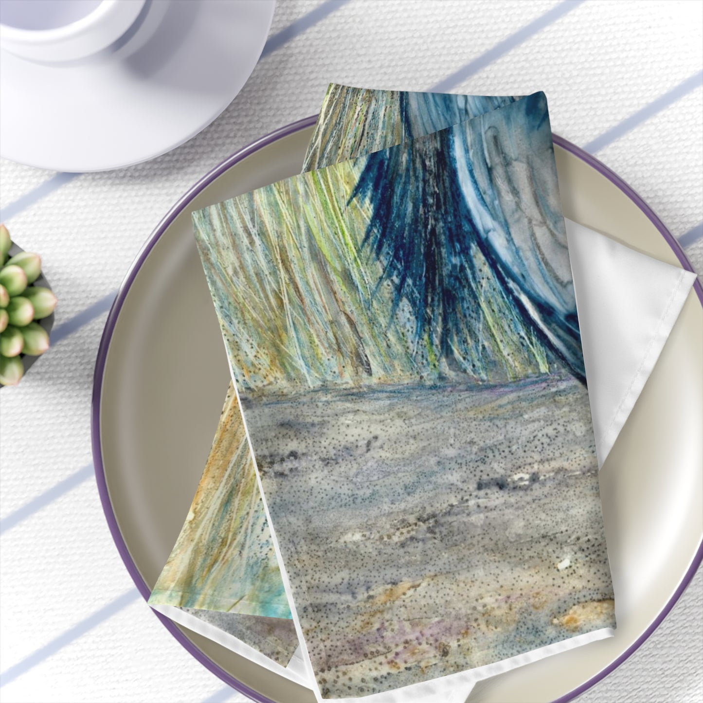 Great Blue Heron Cloth Napkins