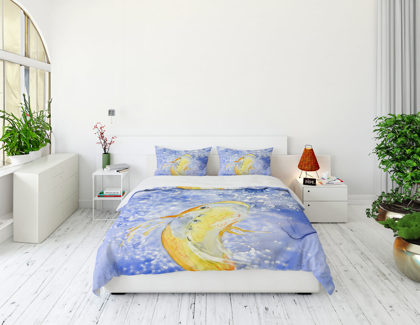 Prosperity Koi Duvet Cover or Comforter