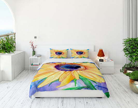Sonnenblumen Bettbezug oder Bettdecke