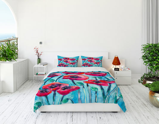 Poppy Sky Duvet Cover or Comforter