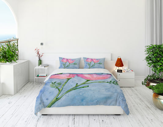 Persion Albizia Silk Tree Duvet Cover or Comforter