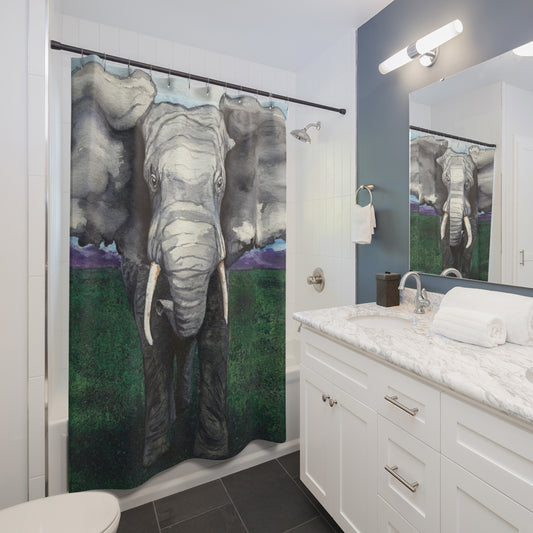 Elephant Shower Curtain