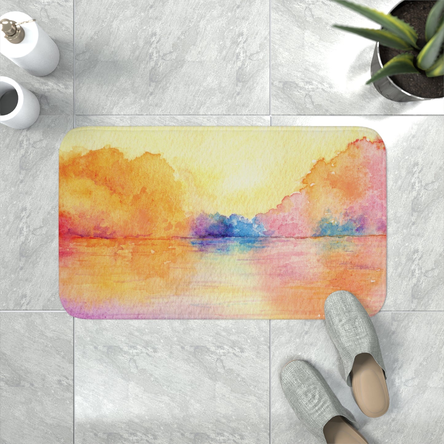 Autumn Reflections Bath Mat