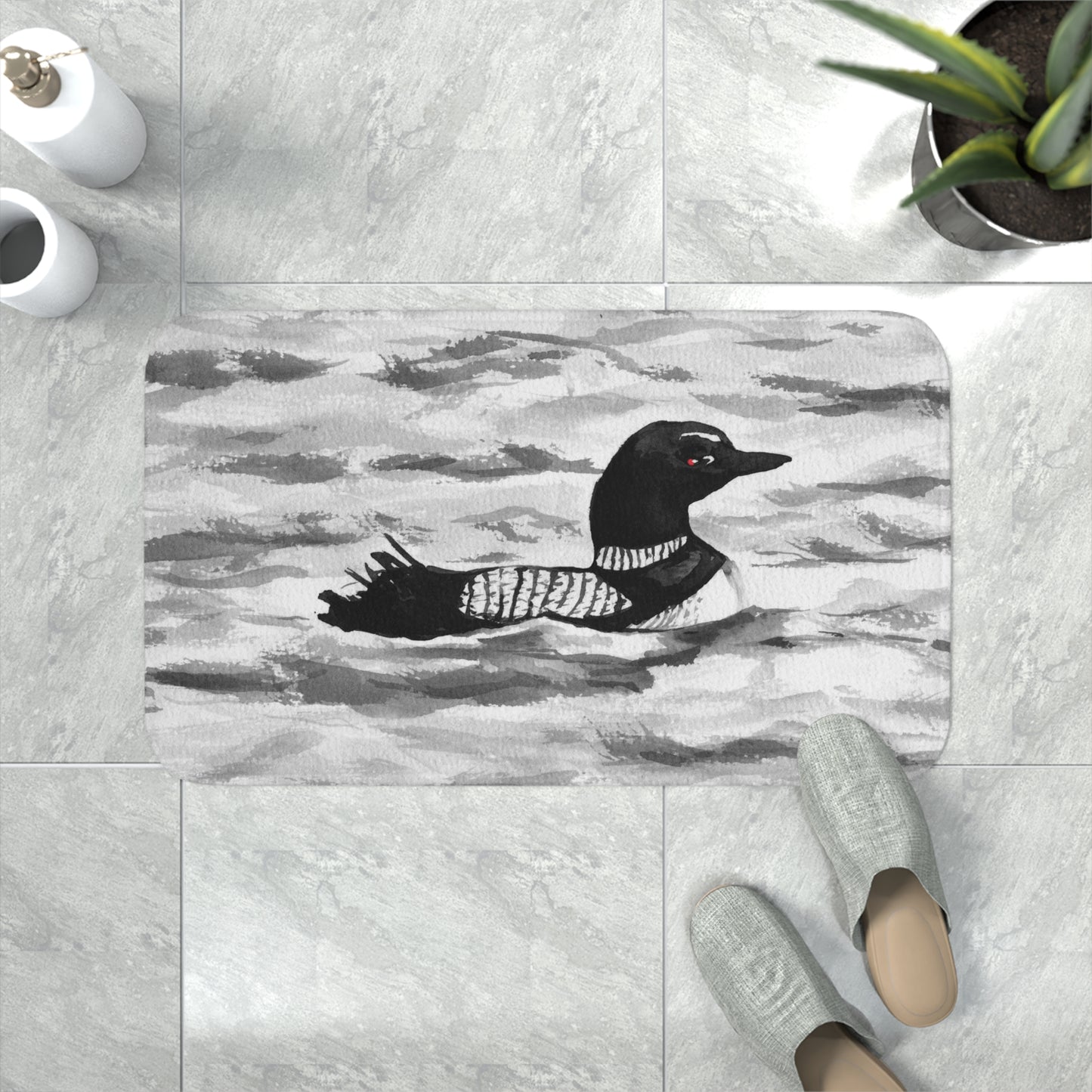 Morning Loon Bath Mat