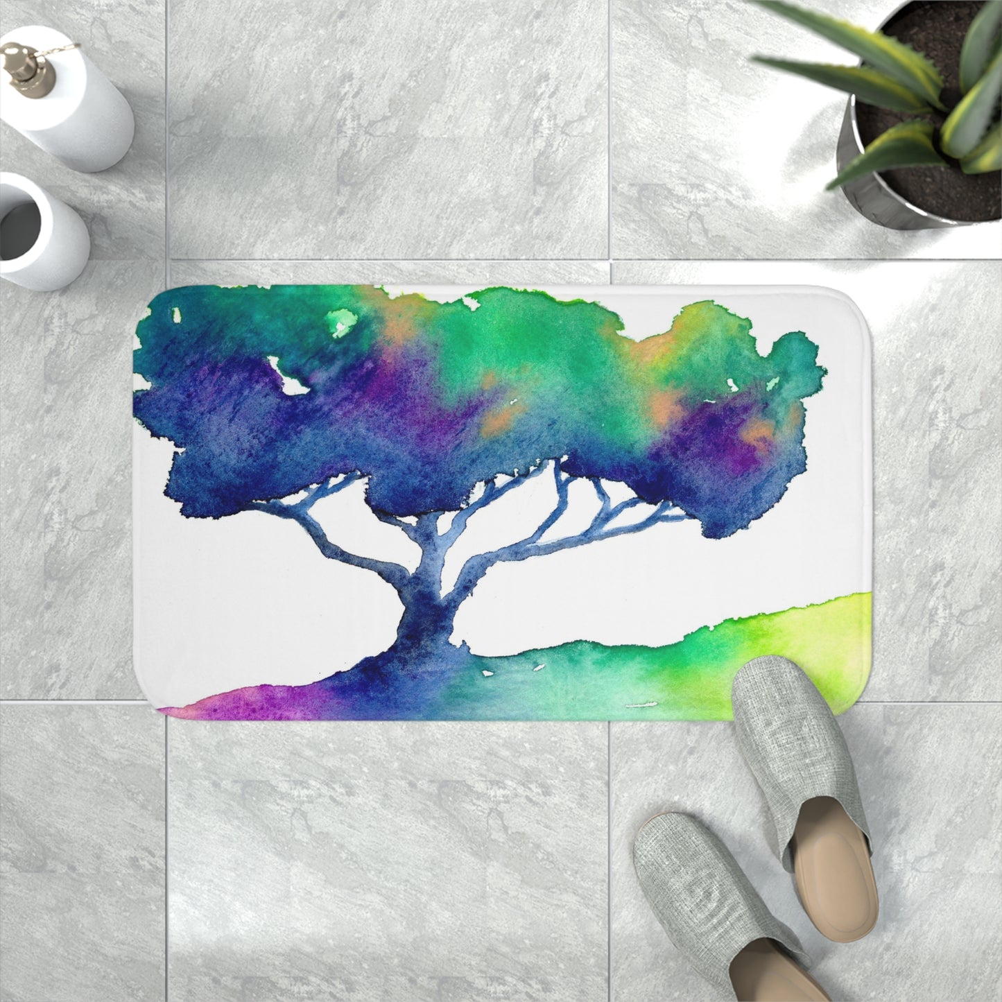 Hue Oak Tree Bath Mat