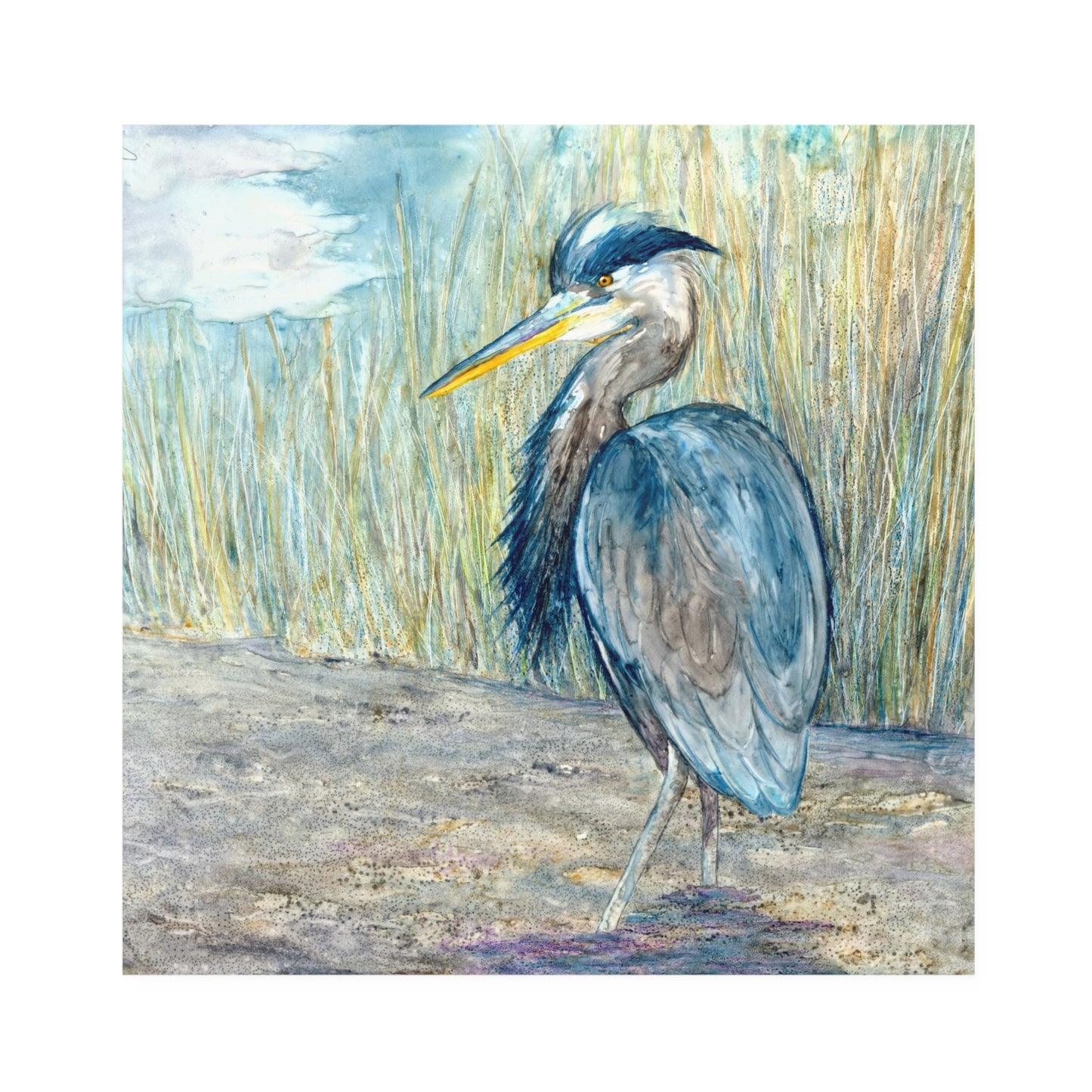Great Blue Heron Cloth Napkins