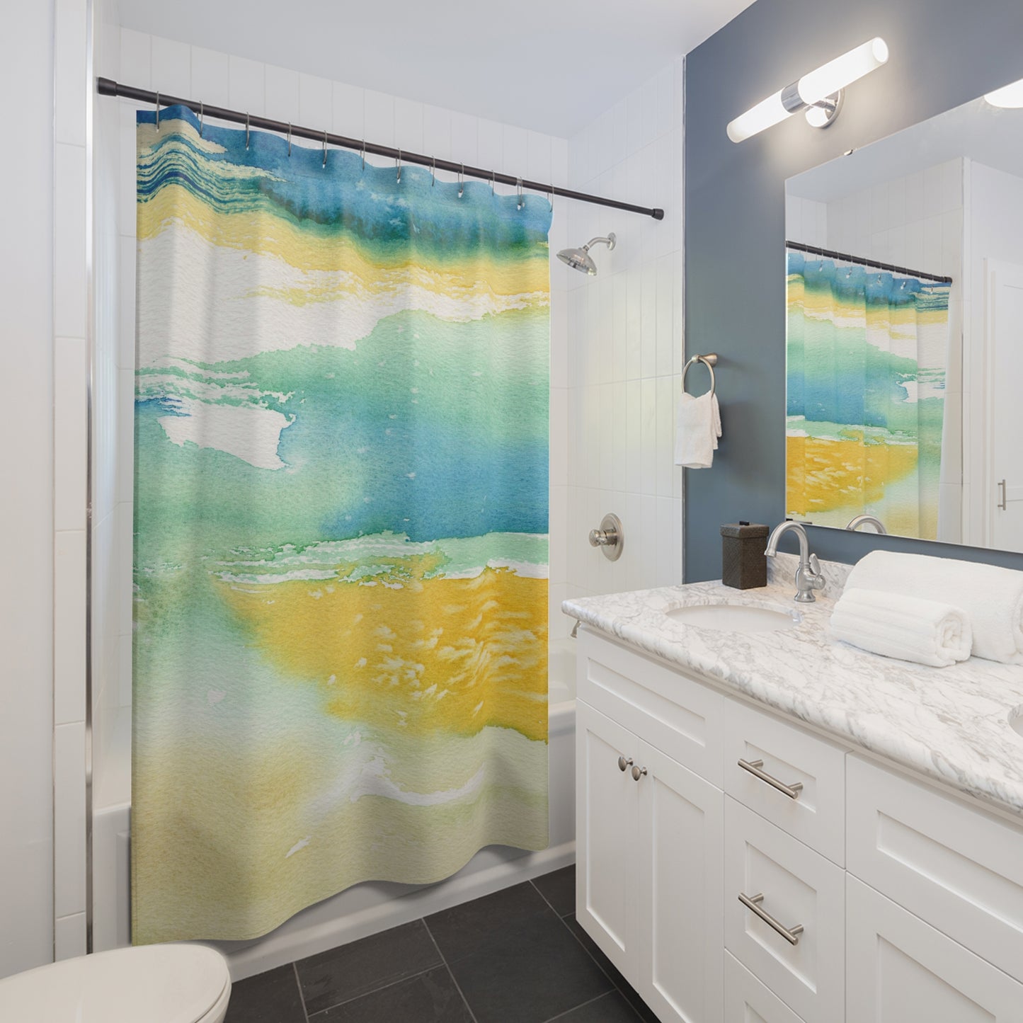 Ocean Eyes Shower Curtain