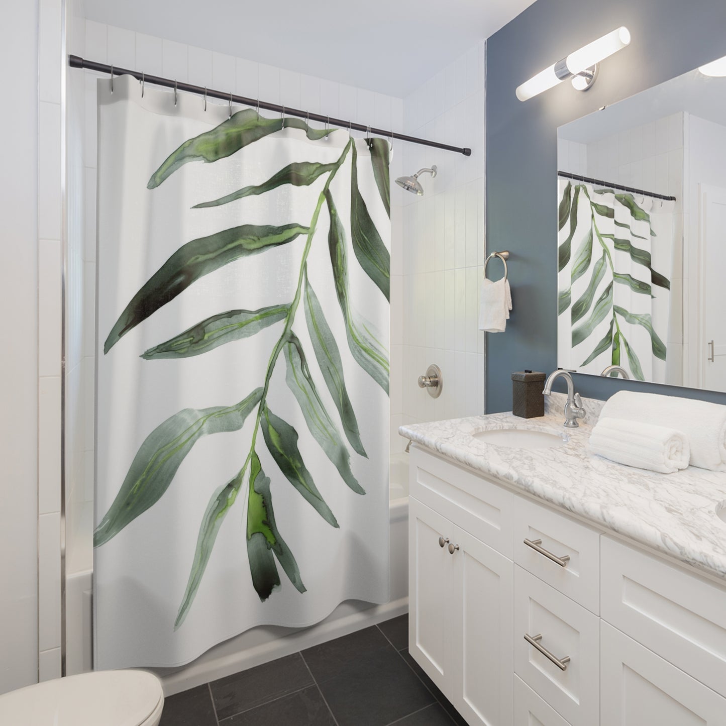 Palm Frond Shower Curtain