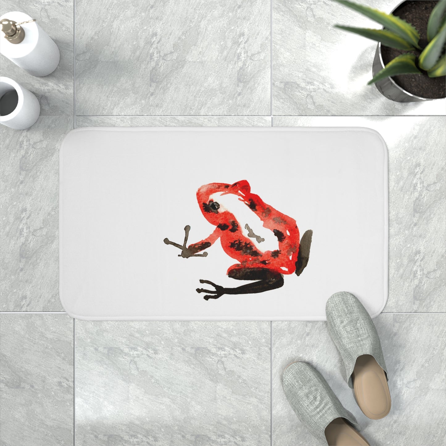 Poison Dart Frog Bath Mat