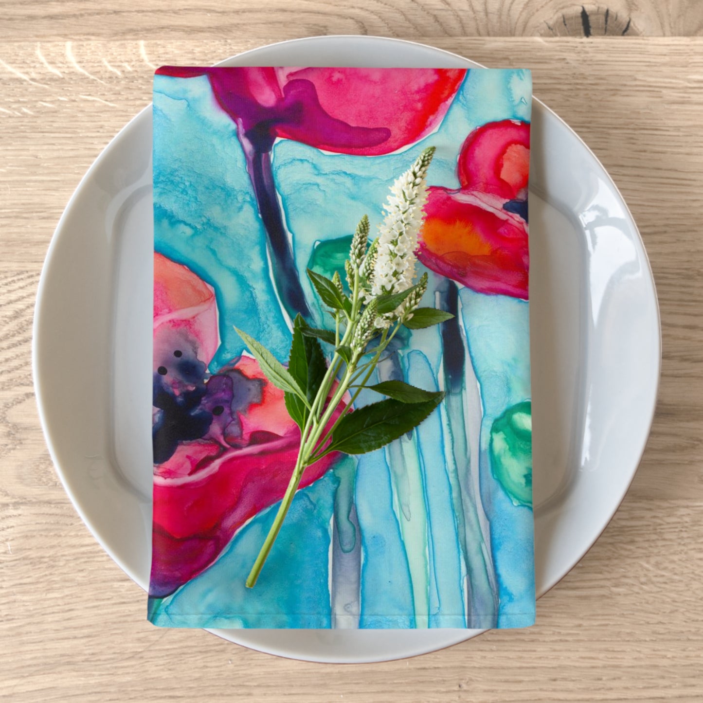 Poppy Sky Cloth Napkins