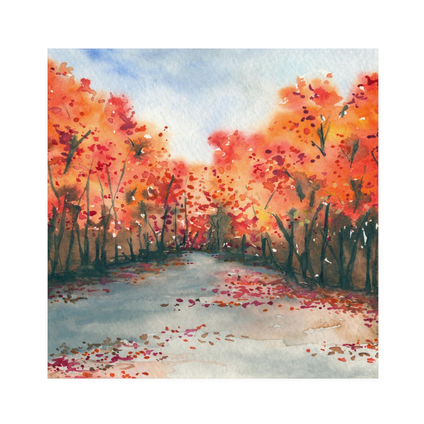 Autumn Journey Cloth Napkins