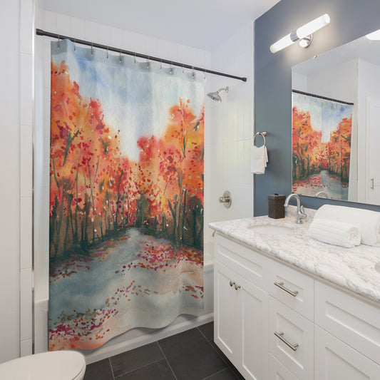 Autumn Journey Shower Curtain