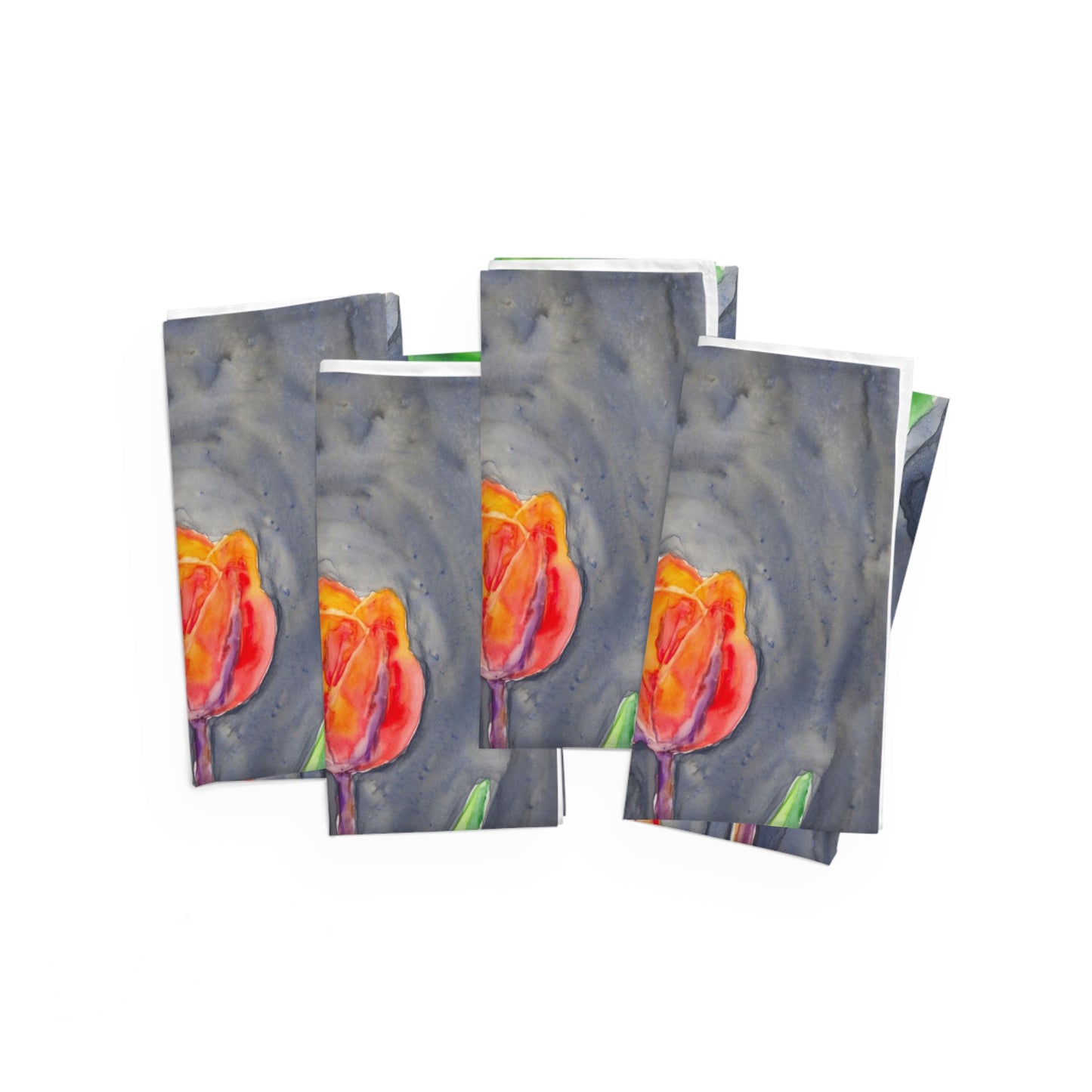 All in a Row Tulips Cloth Napkins