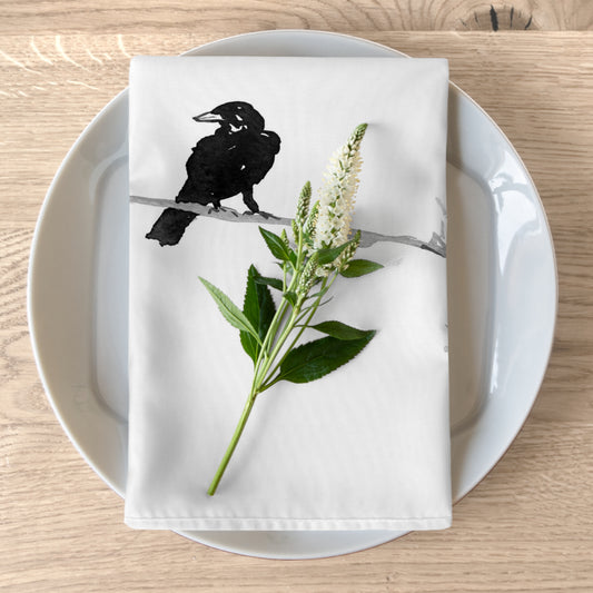 Raven in a Tree Cloth Napkins