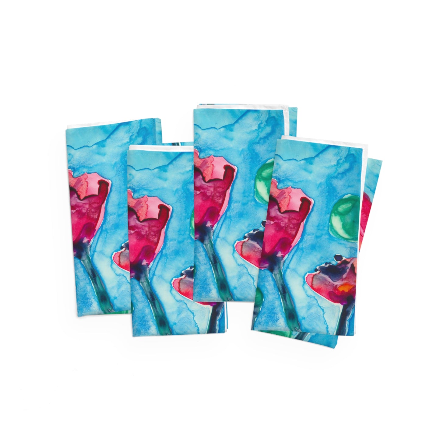 Poppy Sky Cloth Napkins