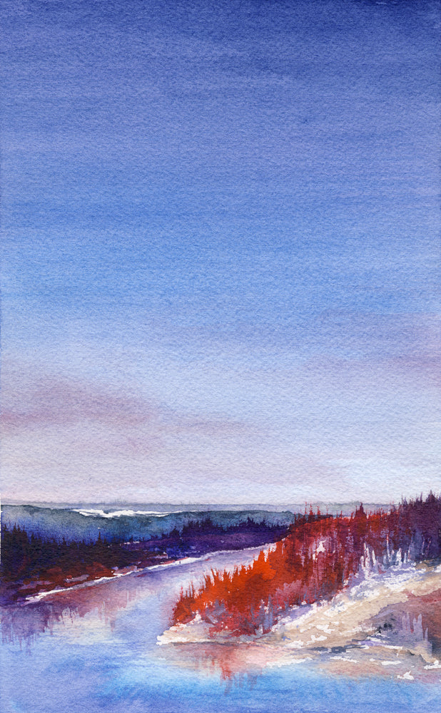 Blue Expanse - Art Print
