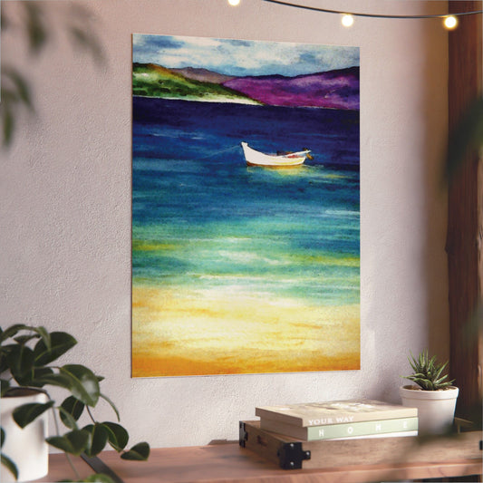 Jamaica Birchwood or Metal Art Print