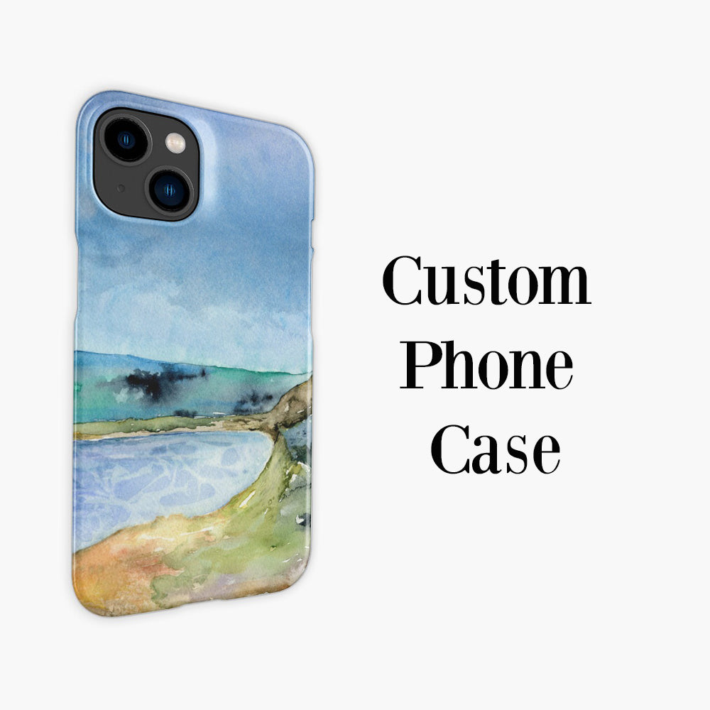 Personalized Phone Case - Custom Watercolor Painting