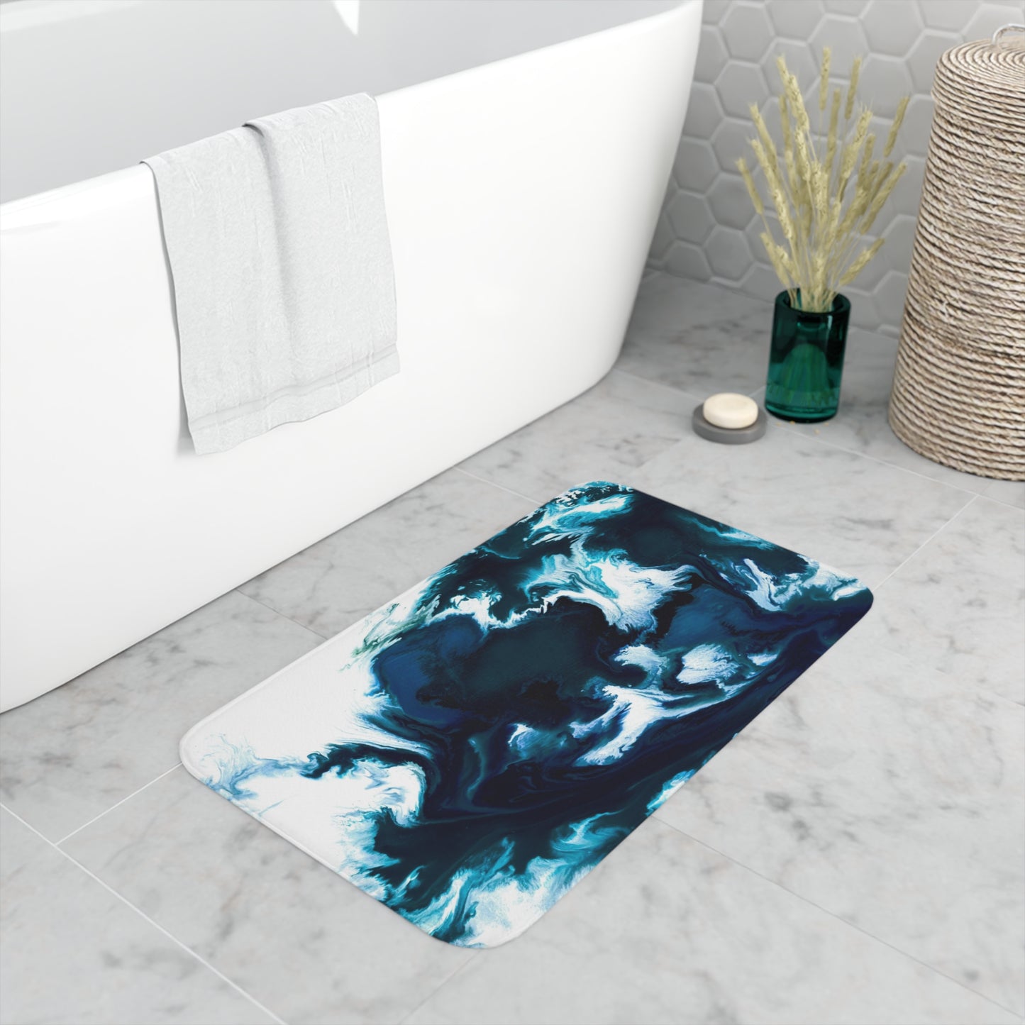 Tidal Wave Bath Mat