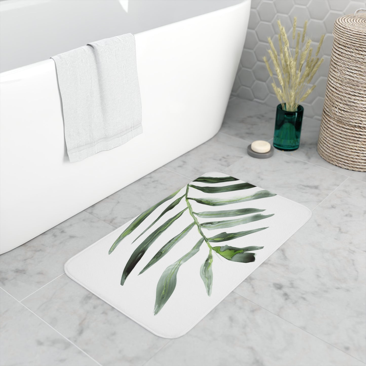 Palm Frond Bath Mat