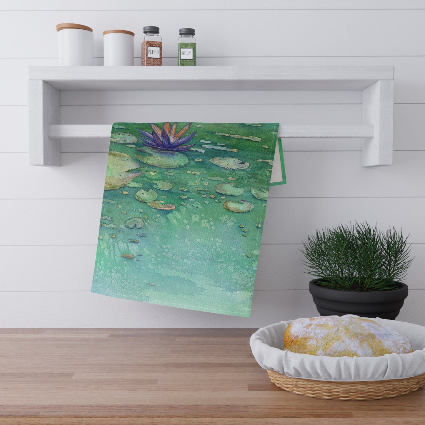 Lotus Garden Cotton Tea Towels