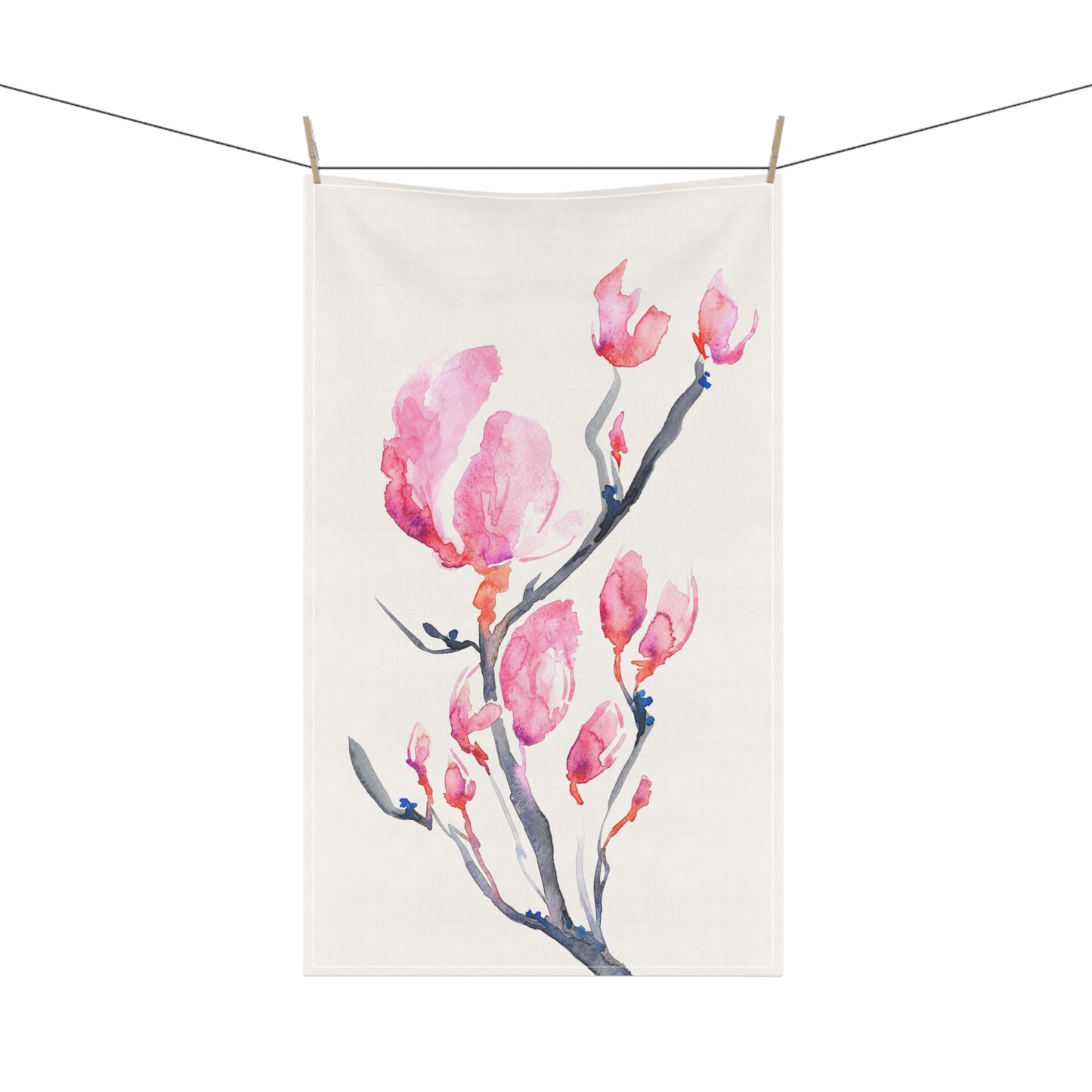 Japanese Magnolia Cotton Tea Towels