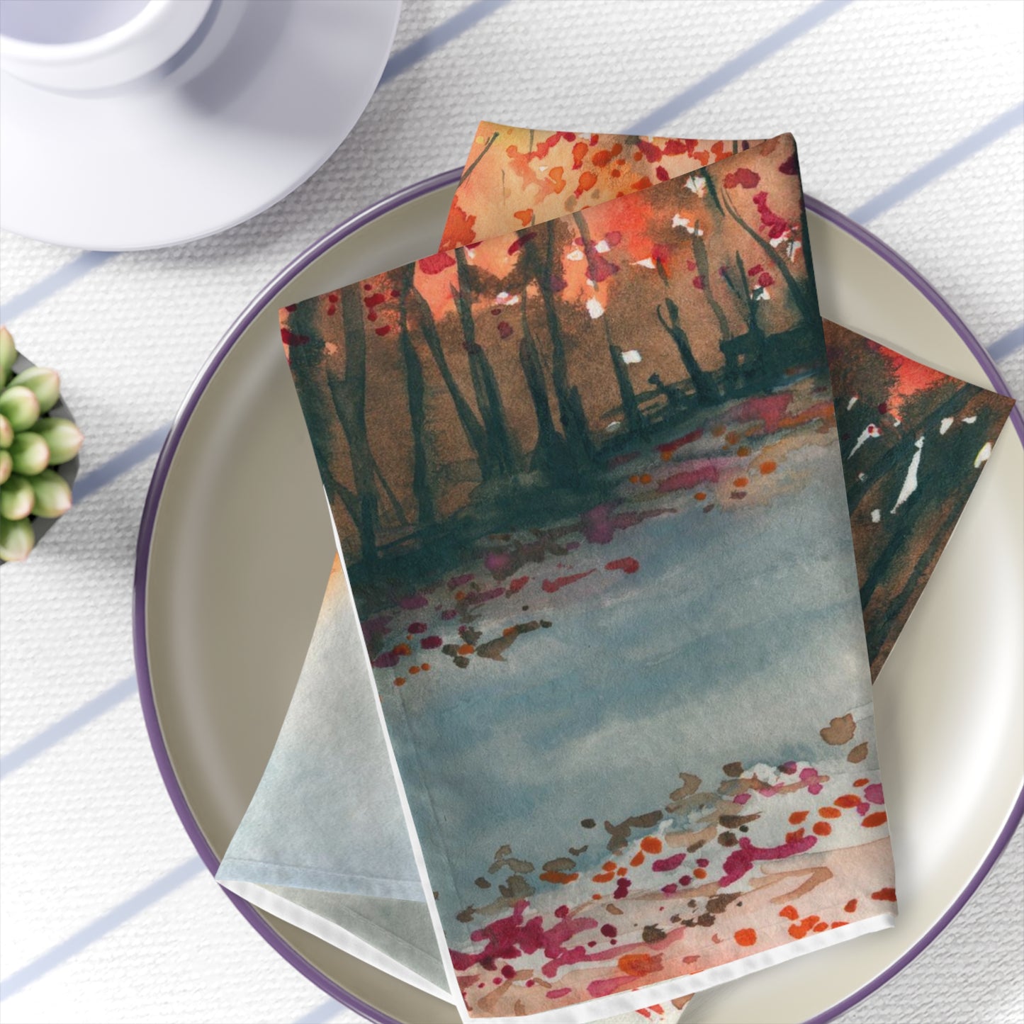 Autumn Journey Cloth Napkins