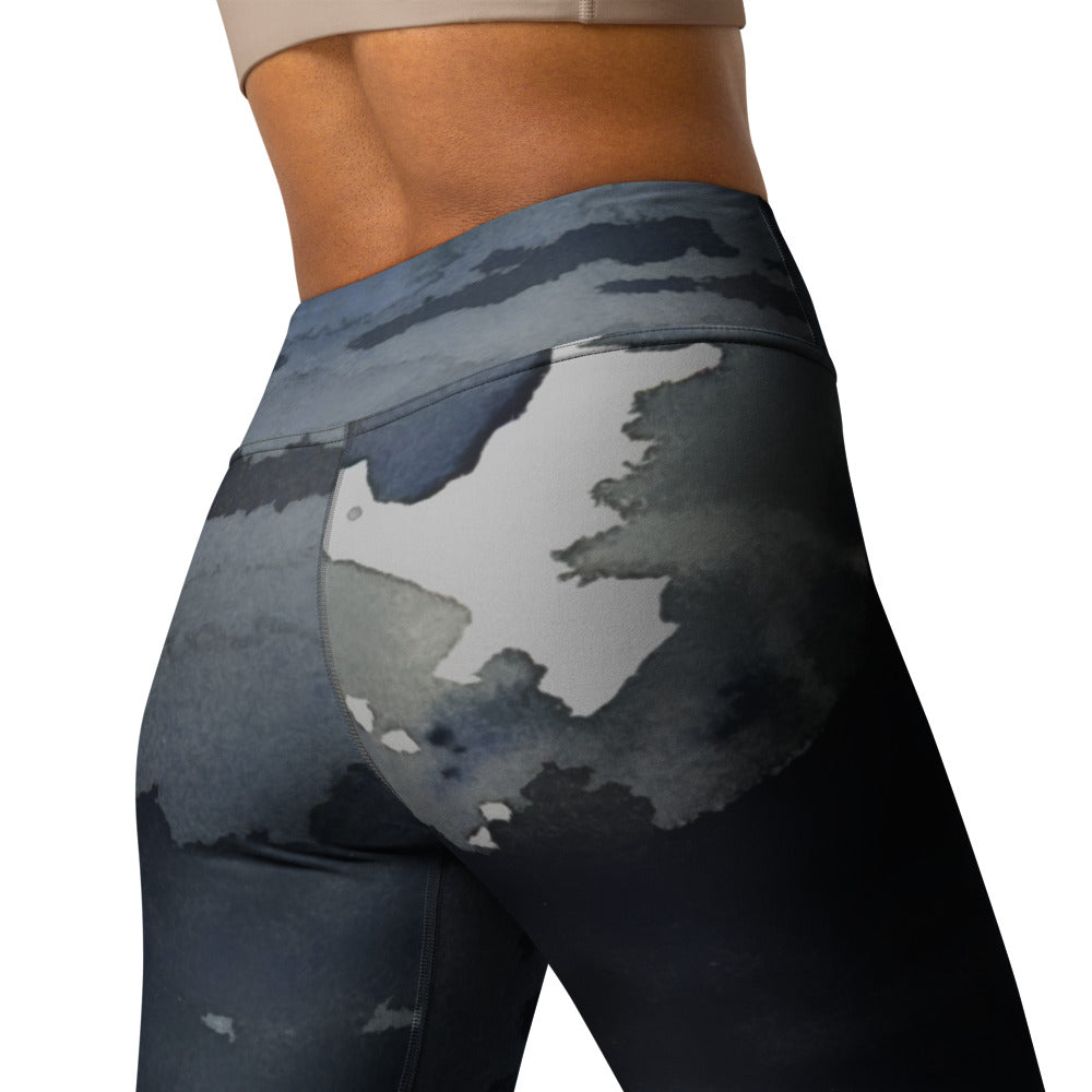 Moonlit Raven Designer Leggings