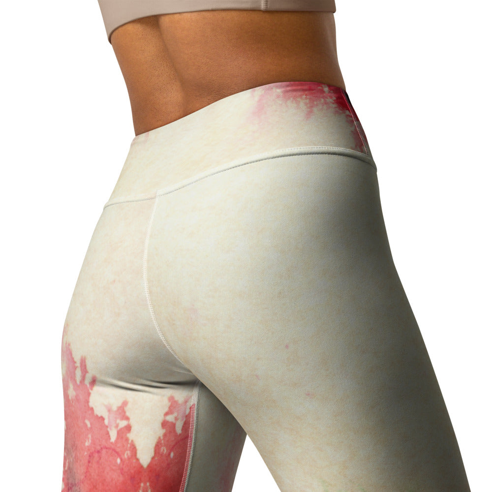 Field of Poppies Designer Leggings