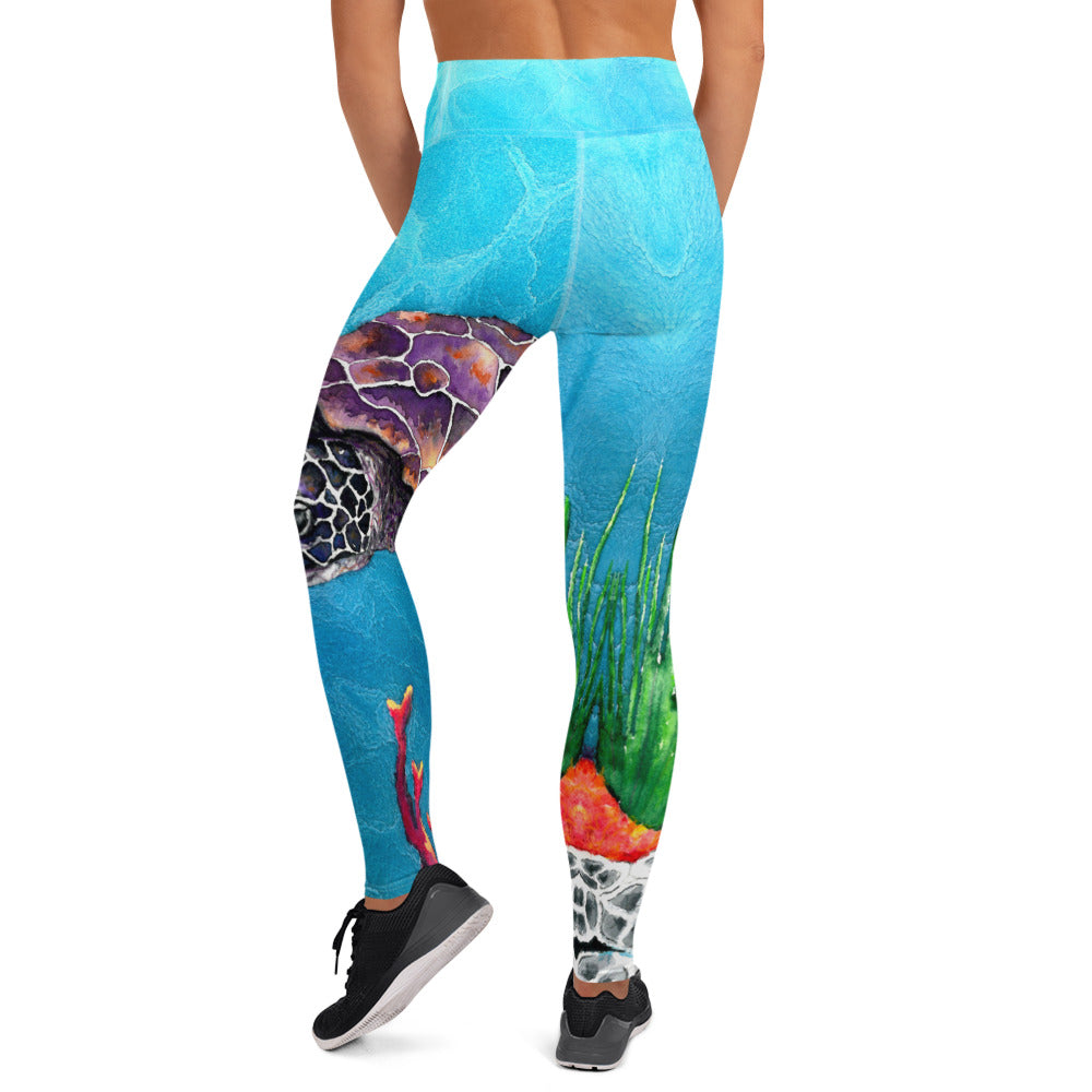 Sea Turtle Designer Leggings
