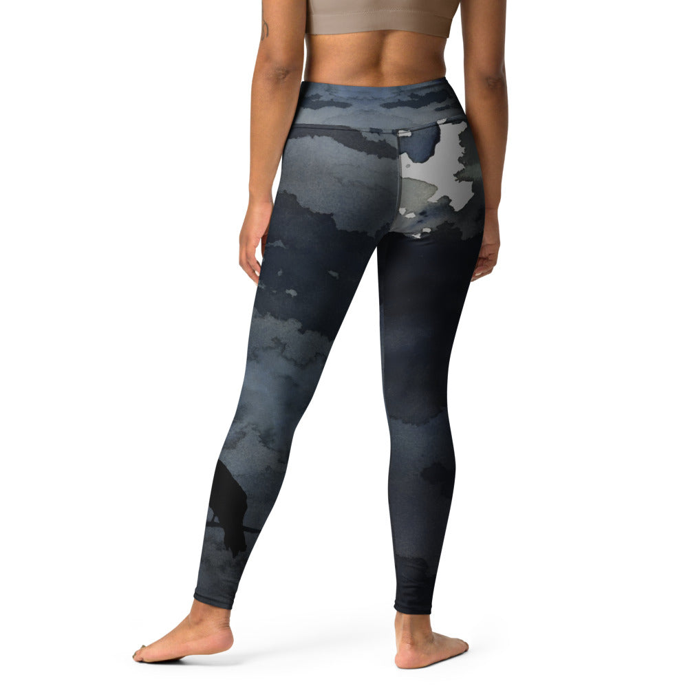 Moonlit Raven Designer Leggings