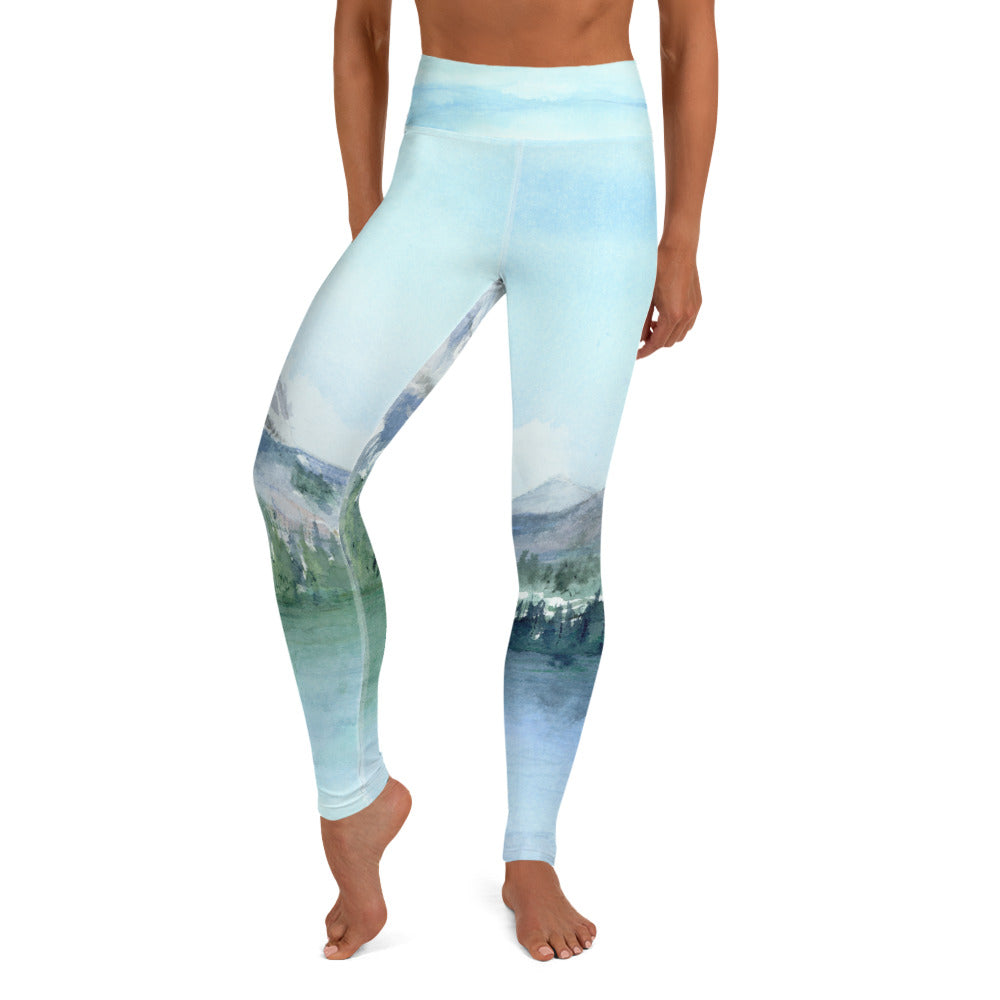 Misty Mountains Designer Leggings