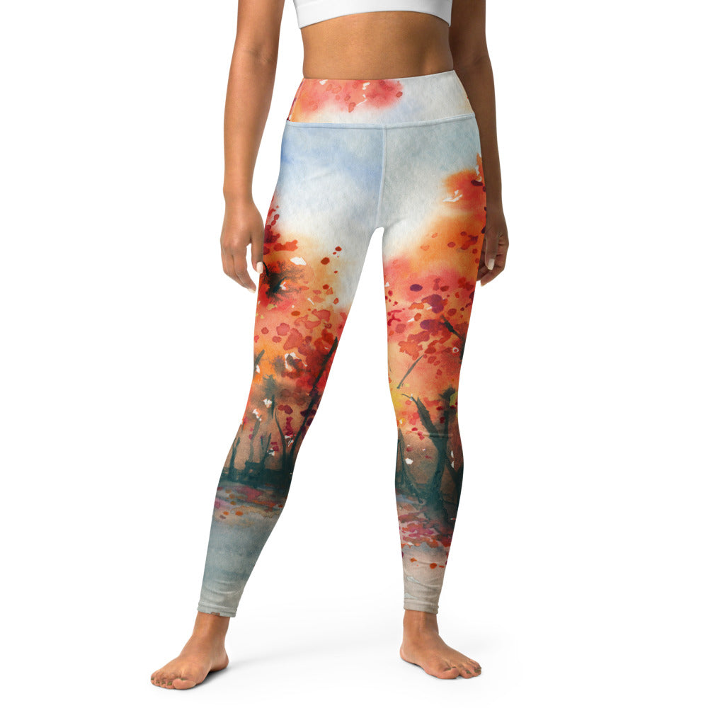 Autumn Journey Designer Leggings