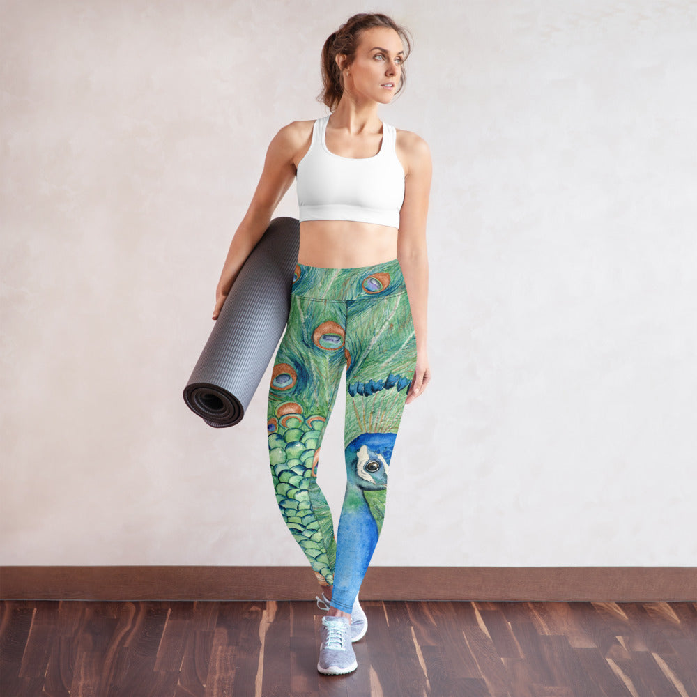 Peacock Designer Leggings