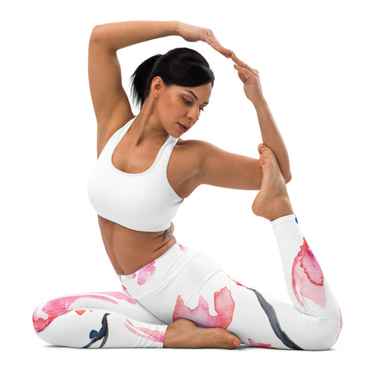 Japanische Magnolien-Designer-Leggings