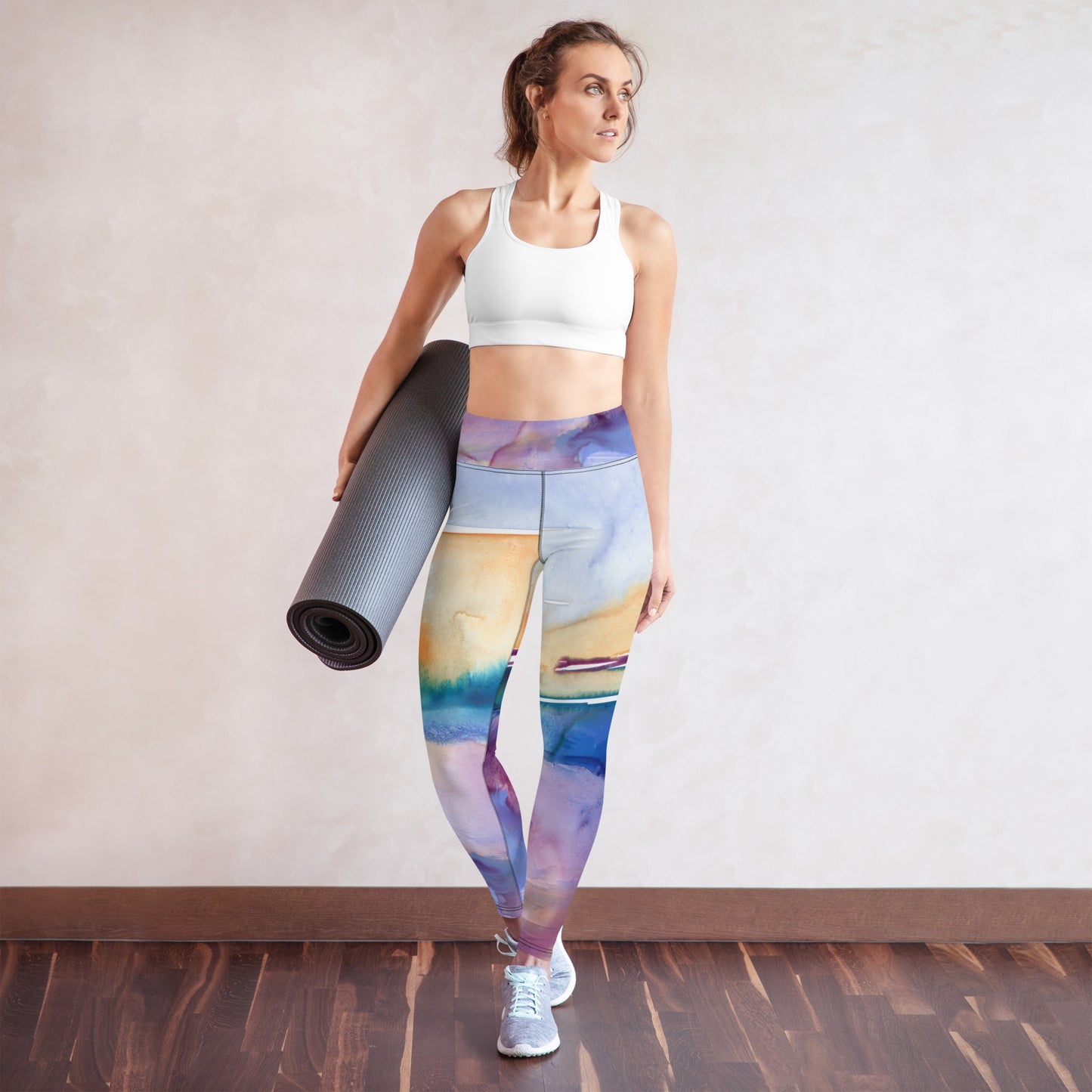 Crystal Blue Persuasion Designer Leggings