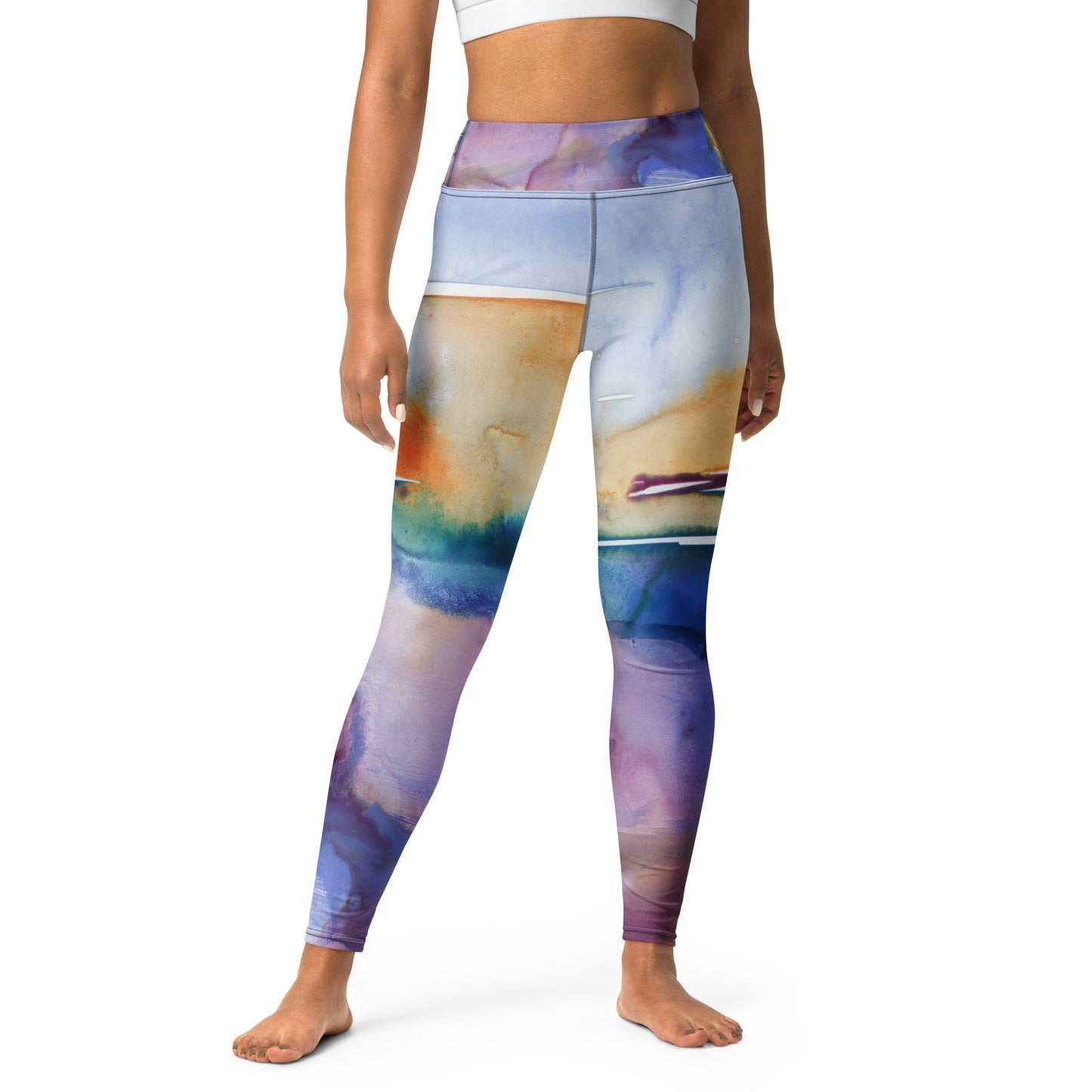 Crystal Blue Persuasion Designer Leggings