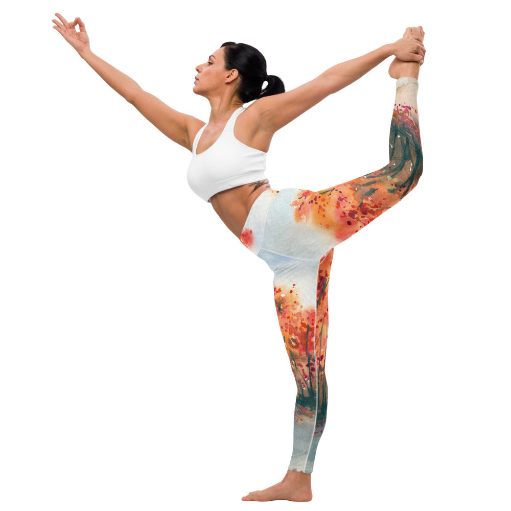Autumn Journey Designer Leggings
