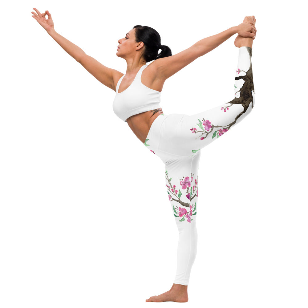 Sakura Tree Designer Leggings